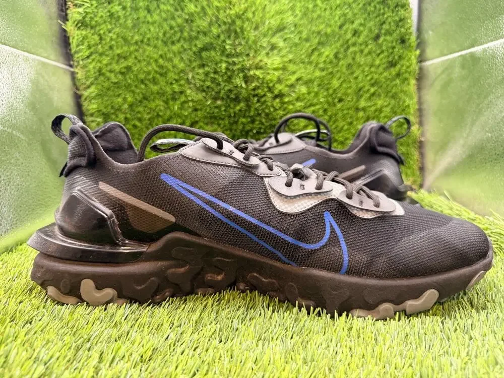 Nike React Vision DM9460-001 Athletic Sneaker Mens 14 Black Synthetic Gym Sports